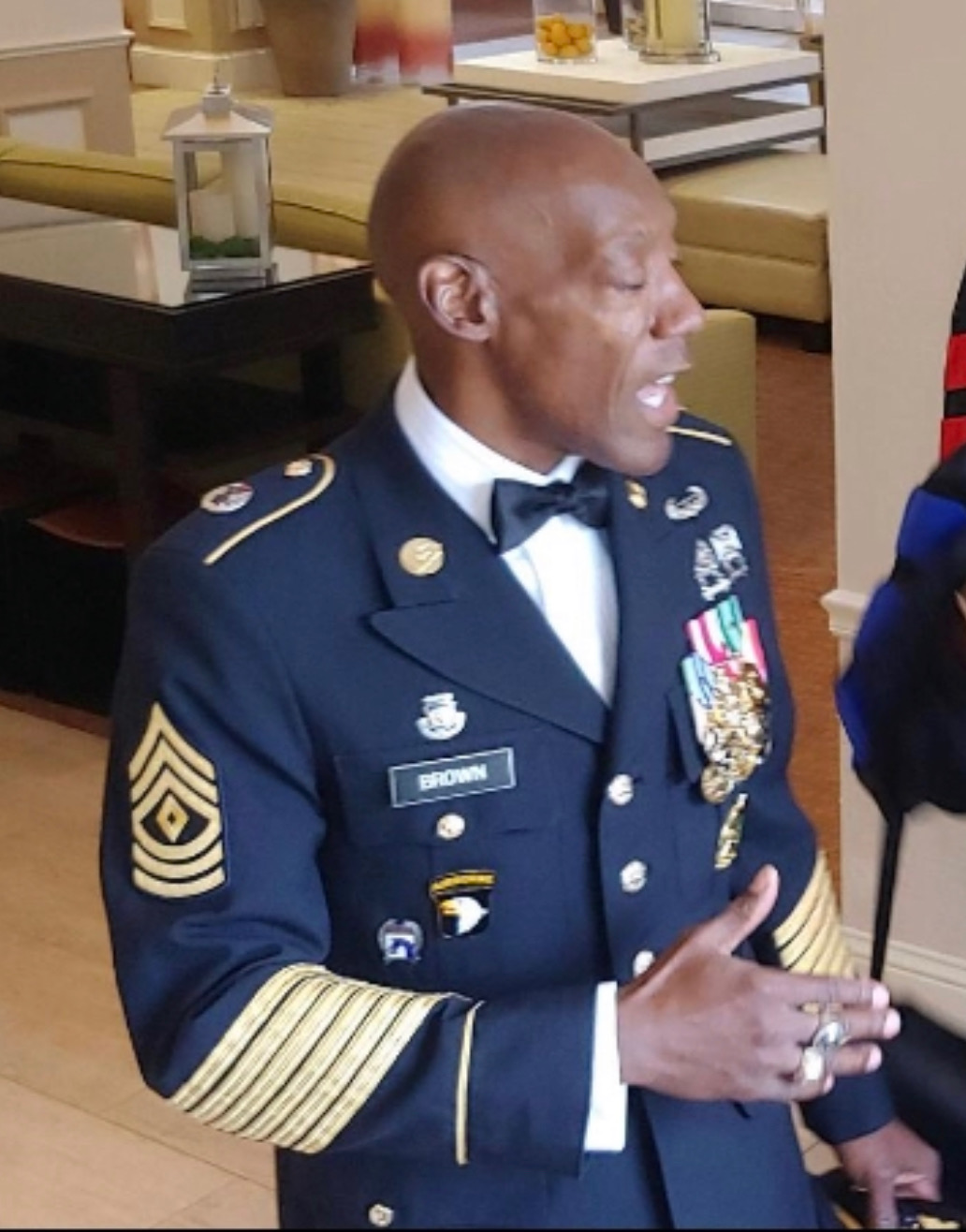 Dr. Jerry Brown — U.S. Army Veteran in dress uniform